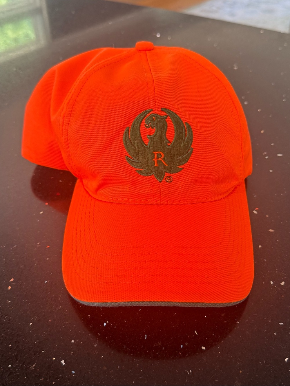 Kruger Bright Orange Baseball Cap with Logo